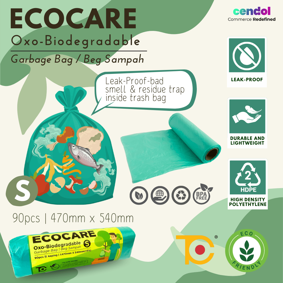 Garbage Roll - Oxo Biodegradable Ecocare - Thumbnail 2