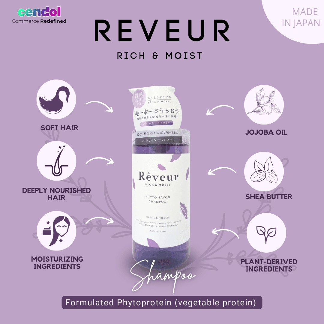 Reveur Rich & Moist Phyto Savon Shampoo - Thumbnail 2