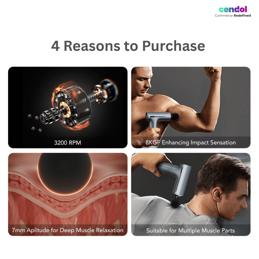 SKG F1 Pro Massage Gun - Thumbnail 4