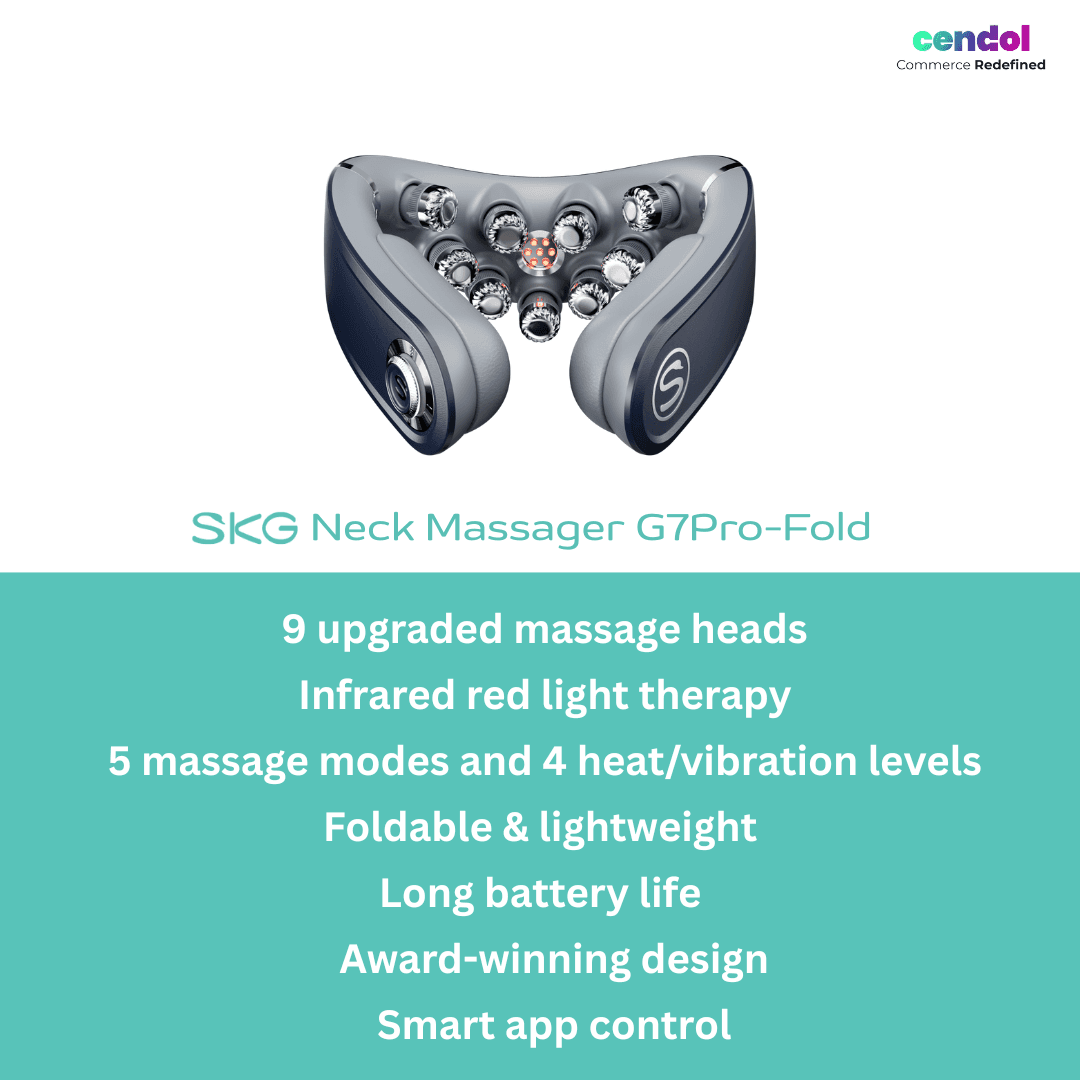 SKG G7Pro-Fold Neck Massager - Thumbnail 2