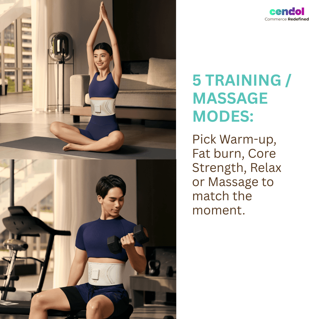 SKG Abdominal Fitness Belt GS300 - Thumbnail 5