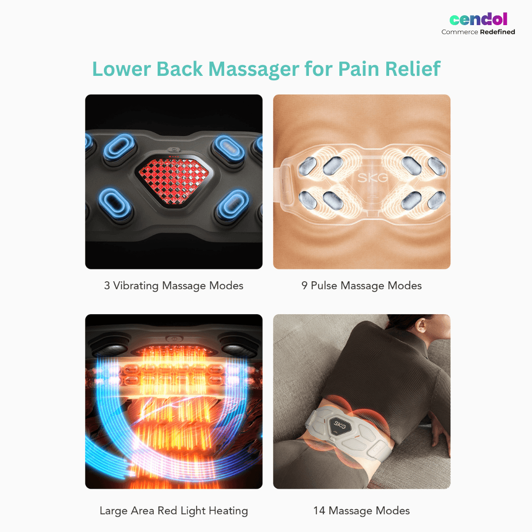 SKG W9 PRO Waist Massager - Thumbnail 4