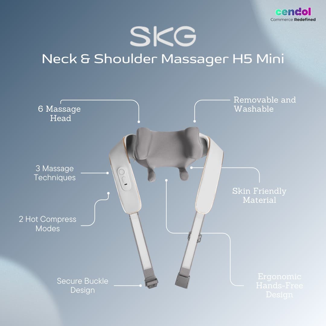 SKG H5 Mini Shoulder & Neck Massager - Thumbnail 2