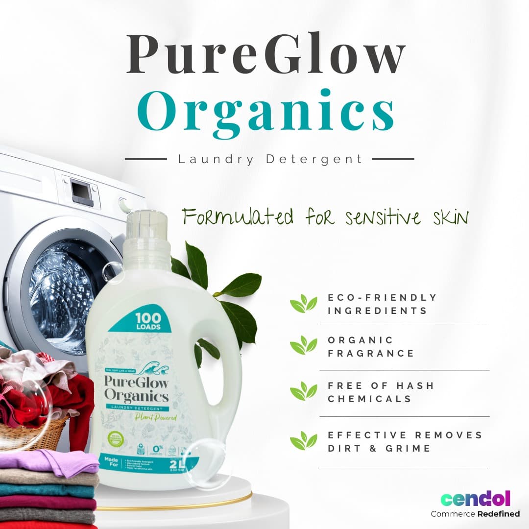 PureGlow Organics Laundry Detergent - Thumbnail 3