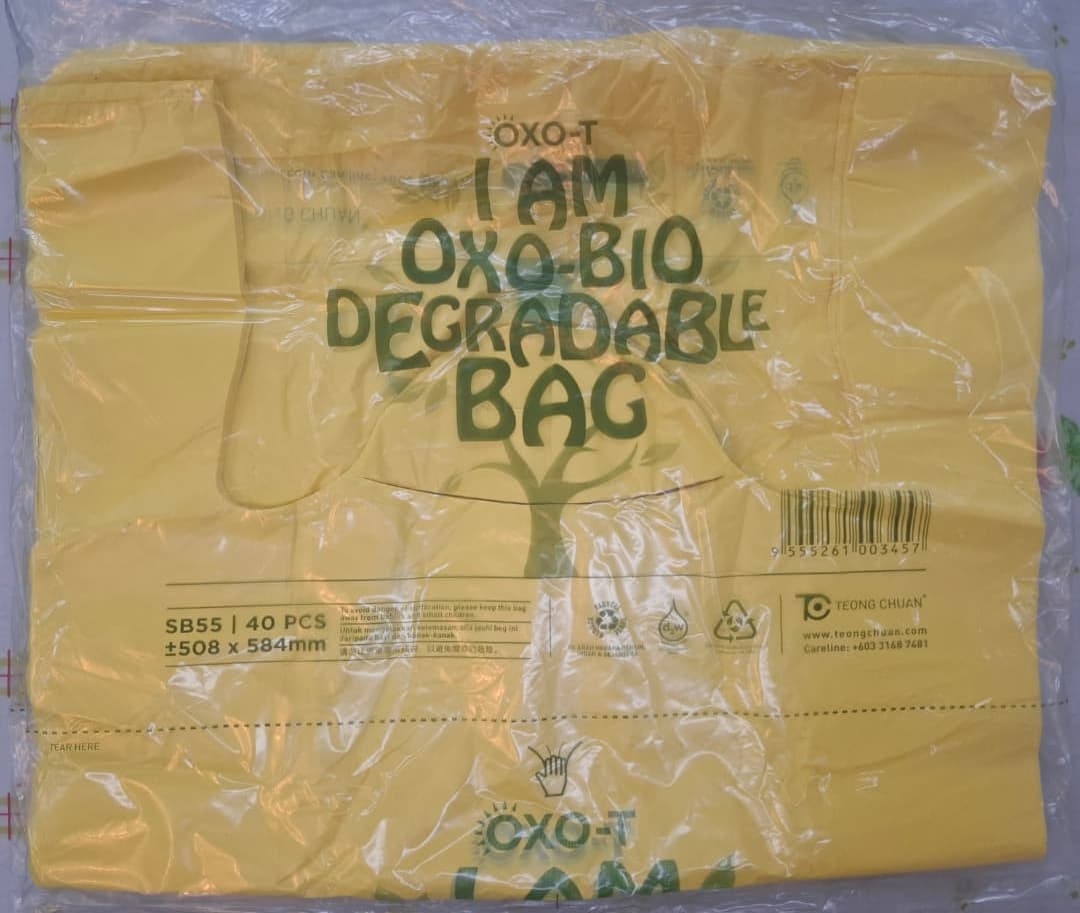 Singlet Bag - Oxo Biodegradable (40pcs) - Image 1