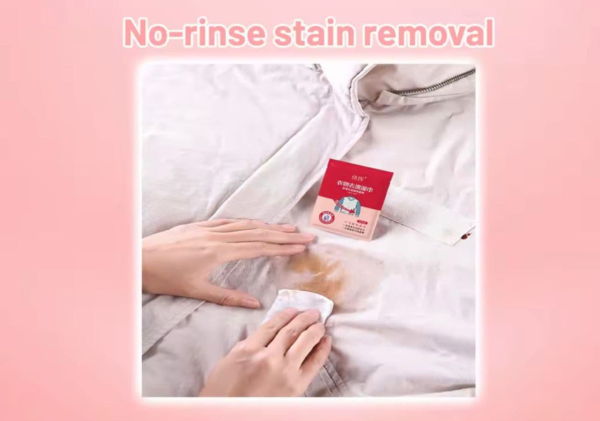 Emergency Fabric Stain Remover Wipes - Thumbnail 3