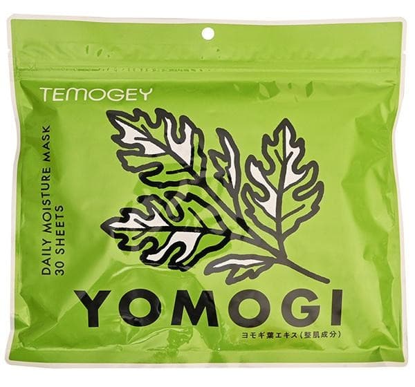 Temogey Daily Moisture Mask Yomogi (30 Sheets) - Image 1