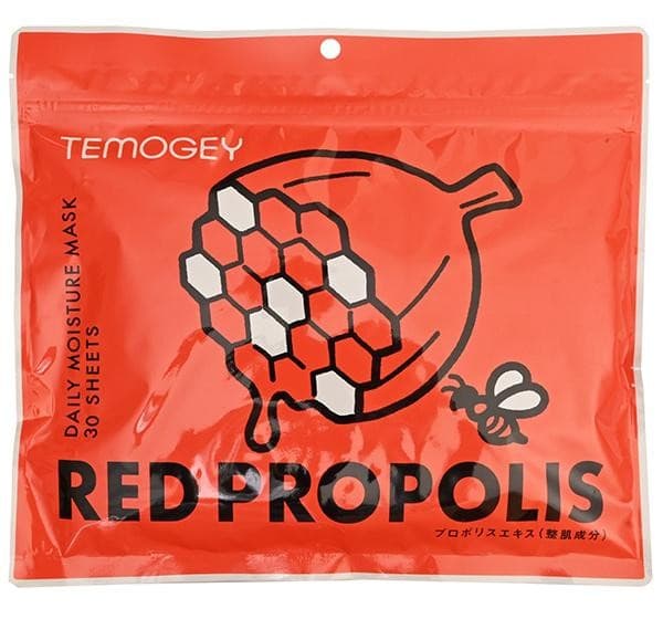 Temogey Daily Moisture Mask Red Propolis (30 Sheets)