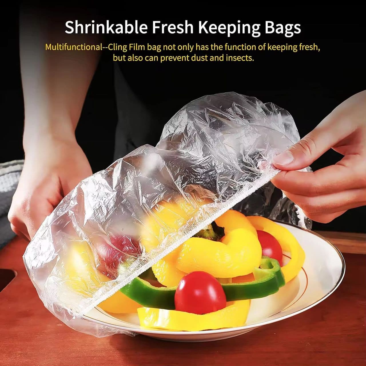 Food Grade Preservative Film Storage Covers Disposable Plastic Wrap - Thumbnail 7