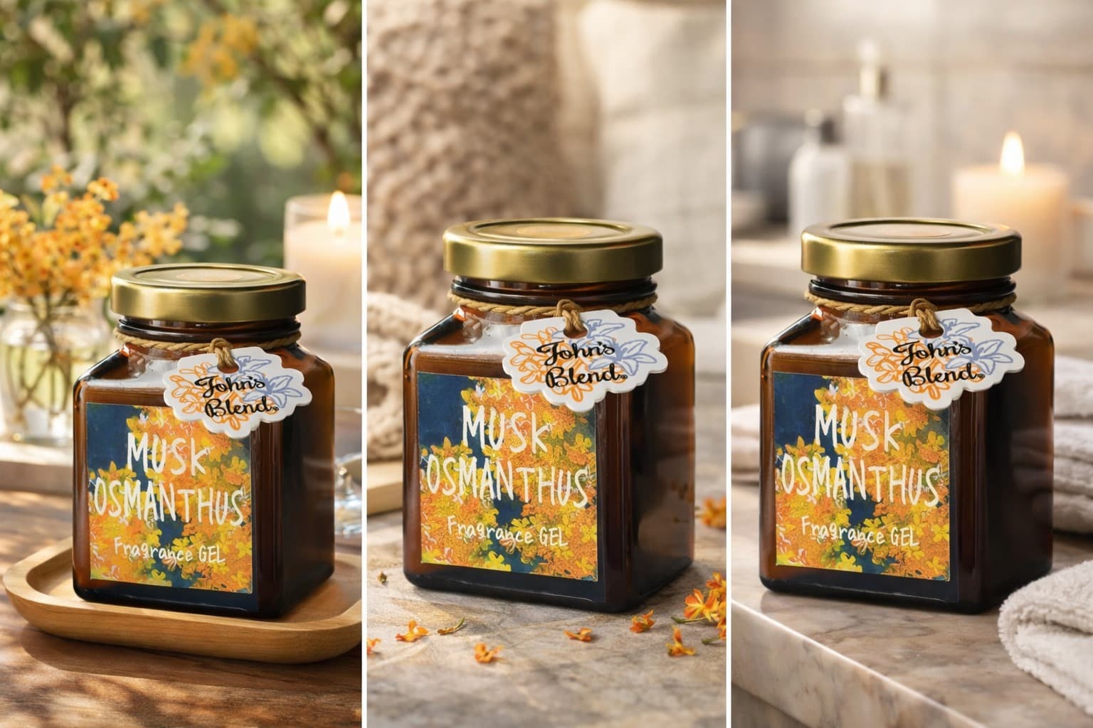 JOHN'S BLEND Musk Osmanthus2022 / Fragrance Gel - Thumbnail 5
